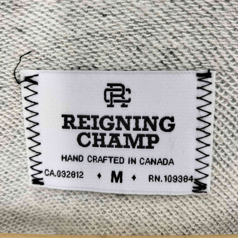レイニングチャンプ REIGNING CHAMP カナダ製 ロゴワッペン カラーステッチ S/S カットソートレーナー メンズ import:M